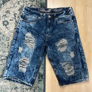 Men’s acid washed shorts